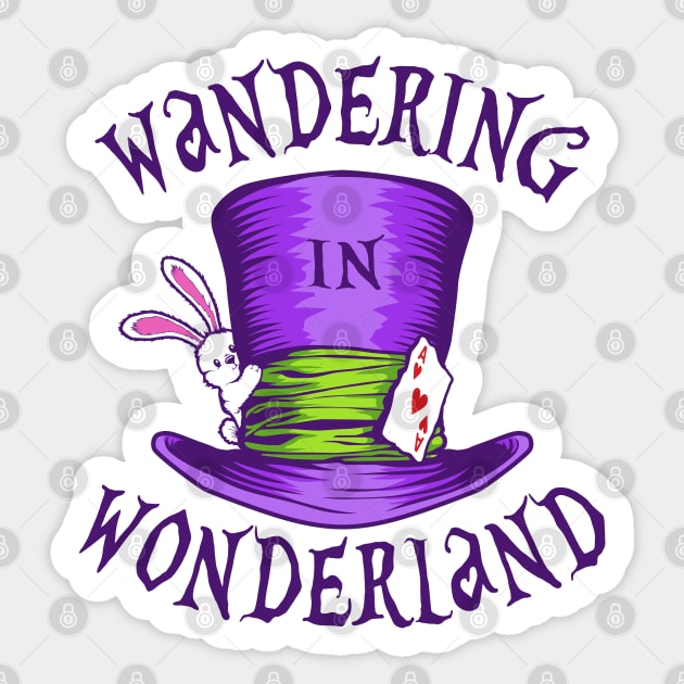 Wandering In Wonderland Sticker by OutdoorMayhem